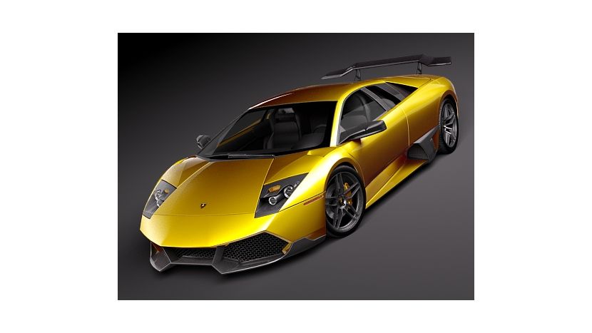 Lamborghini Murcielago LP670-4 SuperVeloce 3D Model