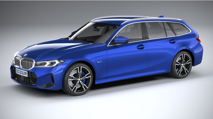 BMW 3-series Touring 2023 G21 3D Render