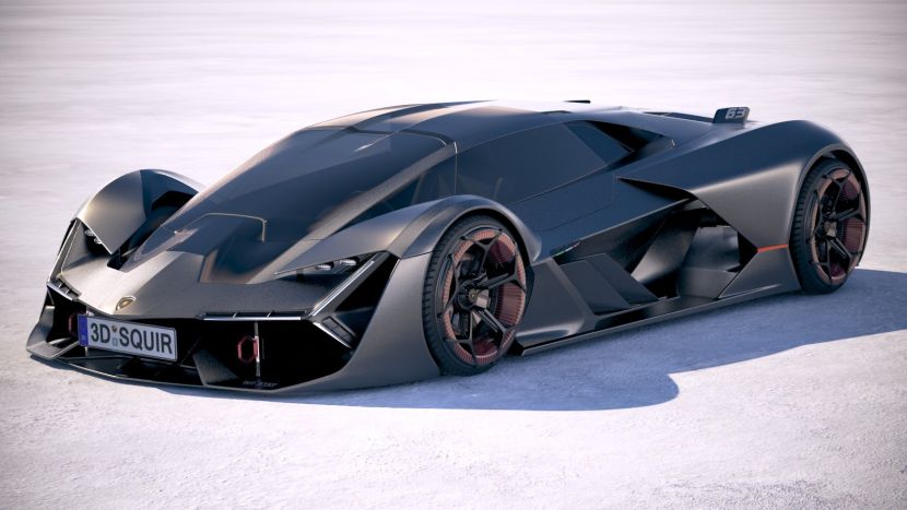 Lamborghini Terzo Millennio 2021 - 3D Model by Arq_Lugo