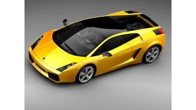 Lamborghini Gallardo Sports Car 3D Model