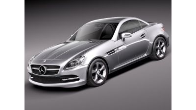 Mercedes SLK 2012 3D Model