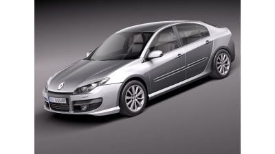Renault Laguna Sedan 2011 3D Model