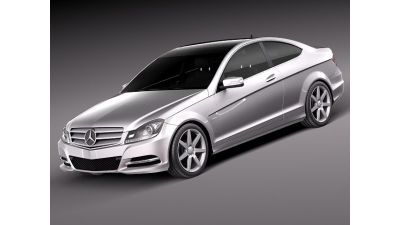 Mercedes-Benz C coupe 2012 3D Model