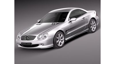 Mercedes-Benz SL 2003-2007 3D Model