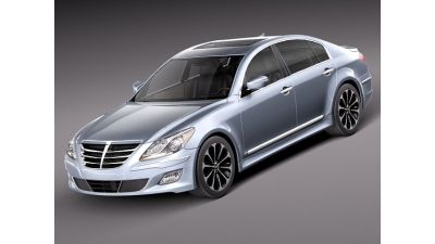 Hyundai Genesis Sedan 2012 3D Model