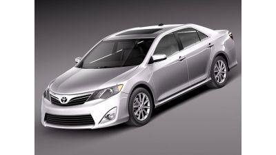 Toyota Camry LE 2012 USA 3D Model