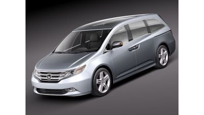 Honda Odyssey 2011 3D Model