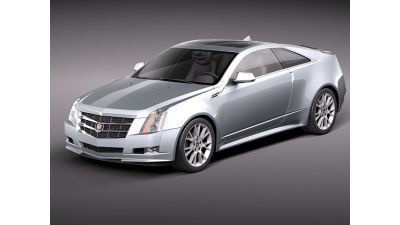 Cadillac CTS-V coupe 2011 3D Model