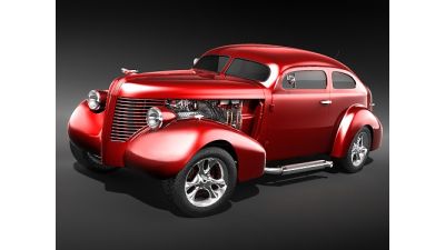 Hotrod Pontiac 1938 3D Model