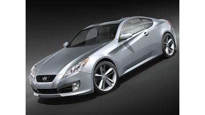 Hyundai Genesis Coupe 2009 3D Model