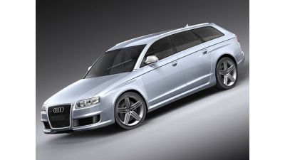Audi RS6 Avant 2008 3D Model