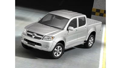 Toyota Hilux Extended Cab Pickup 3D Model