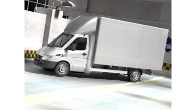 Mercedes Sprinter Cargo Box 3D Model