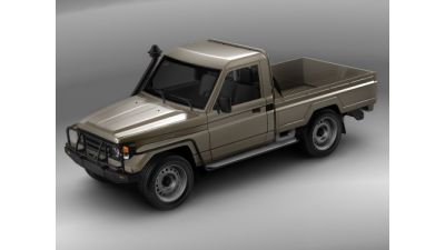 Toyota Landcruiser 79-series Truck 3D Model