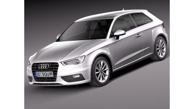 Audi A3 2013 3D Model