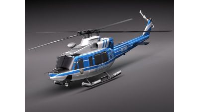 Bell 412 Police Copter