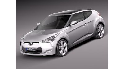 Hyundai Veloster 2012 3D Model