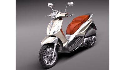 Piaggio bv tourer 300 2011 3D Model