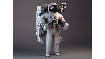 NASA MMU Astronaut with backpack