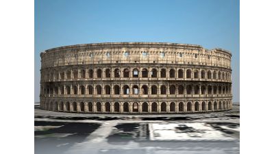 Roman Colosseum Ruins