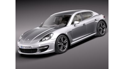Porsche Panamera Turbo S 2012 3D Model