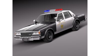 Chevrolet Caprice Sheriff 1980-1985 Police Car