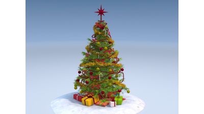 Christmas Tree High Detailed