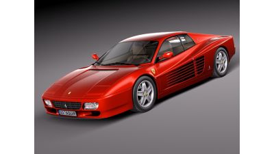 Ferrari Testarossa 1984-1990 3D Model