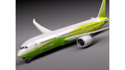 Boeing 787 Dreamliner Green Lemon