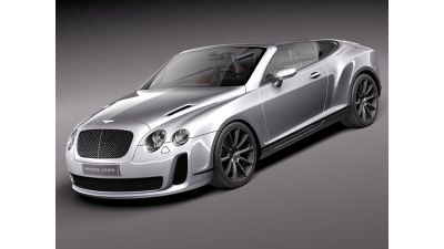 Bentley Continental Supersports Convertible 2011 3D Model