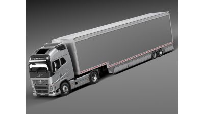 Volvo FH16 Globtrotter with Trailer 2013