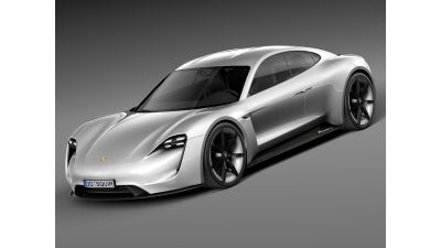 LowPoly Porsche Mission E Concept 2015