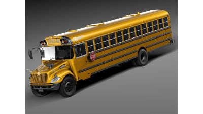 LowPoly IC CE Series Schoolbus 2015