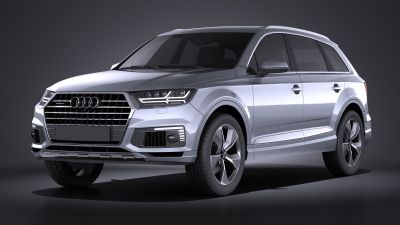 Audi Q7 e-tron 2017 VRAY