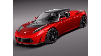 Tesla Roadster 2.5 2011 3D Model