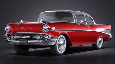 Chevrolet Bel Air Coupe 1957 VRAY