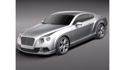 Bentley Continental GT 2012 midpoly 3D Model