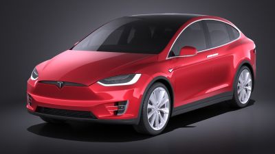 Tesla Model X 2017 VRAY