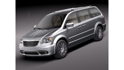 Chrysler Town And Country 2011 3D Model