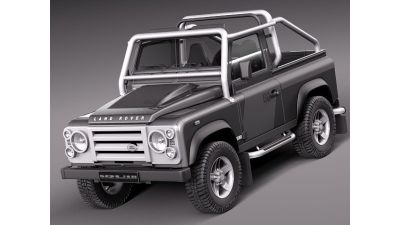 Land Rover Defender SVX 2012 3D Model