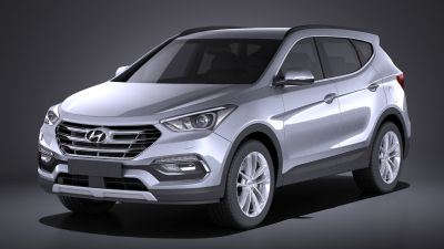 Hyundai SantaFe 2017 VRAY