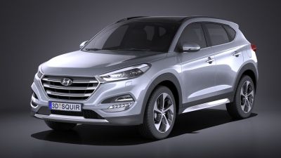 Hyundai Tucson EU-Version 2017 VRAY