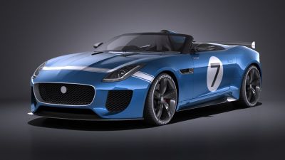 Jaguar Project 7 Concept 2016 VRAY