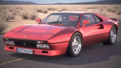 Ferrari 288 GTO 1984-1987 desert studio