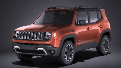Jeep Renegade 2017 VRAY