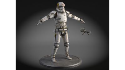 Dirty Storm Trooper Light Star Wars First Order
