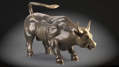 WallStreet Bull Sculpture