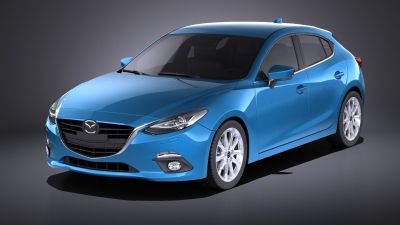 Mazda 3 Hatchback 2016 VRAY