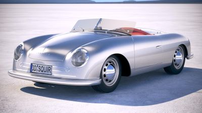 Porsche 356 number 1 1948 vray