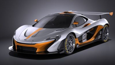McLaren P1 GTR concept 2016 VRAY